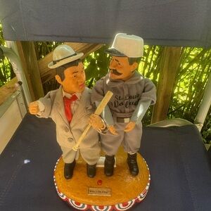 Vintage Animated Abbot & Costello Who's On First Motion Comedy Figures